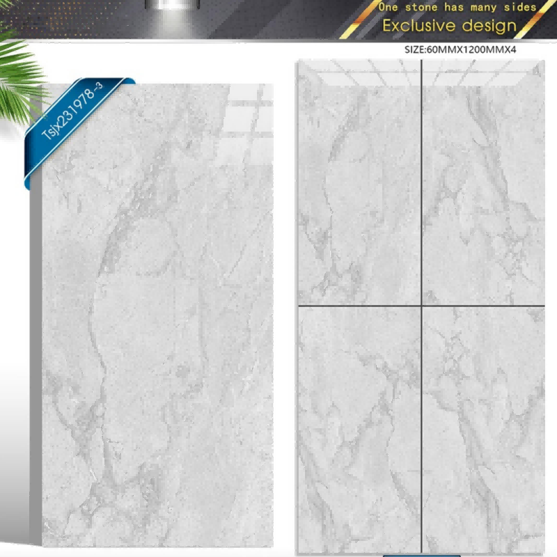 China Bathroom Glossy Floor And Wall Tiles Marble Tiles Price