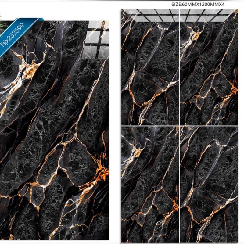 Cheapest Marble Porcelain Floor Tile Black