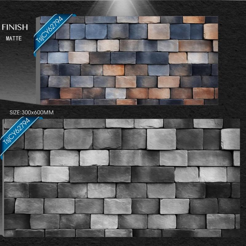 Outdoor Wall Stone Pattern Porcelain Tile