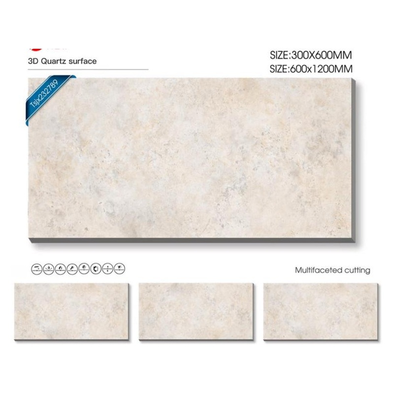 Natural Stone Look Tile for Interiors