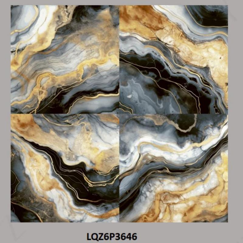 Large Format Golden Vein Tile for Floors