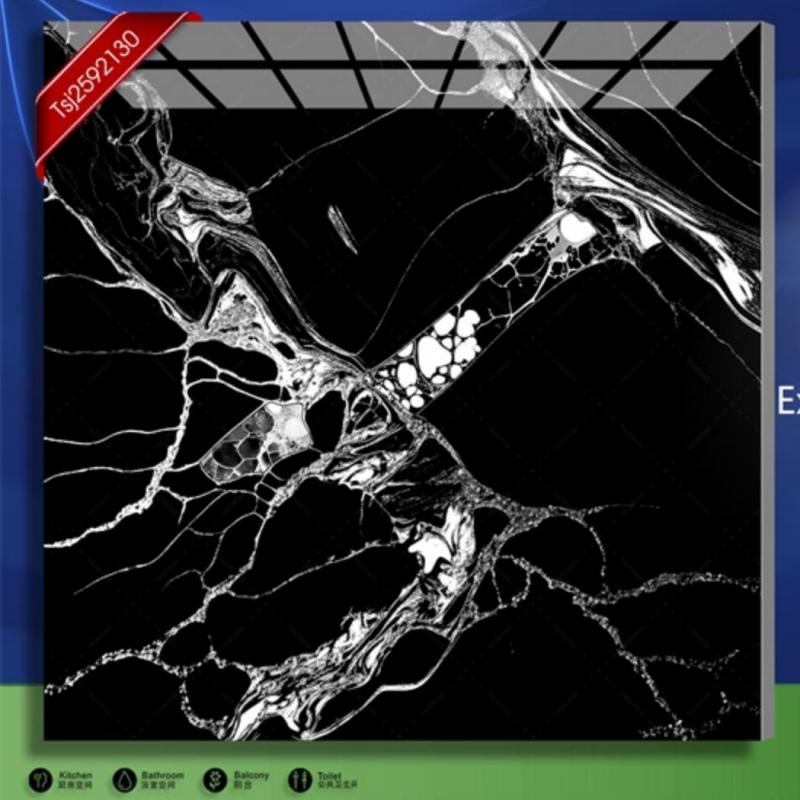 High Quality Black White Floor Tile