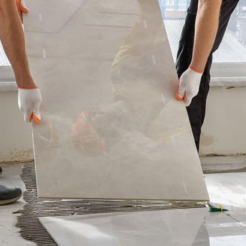 Tile installation tips for large tiles