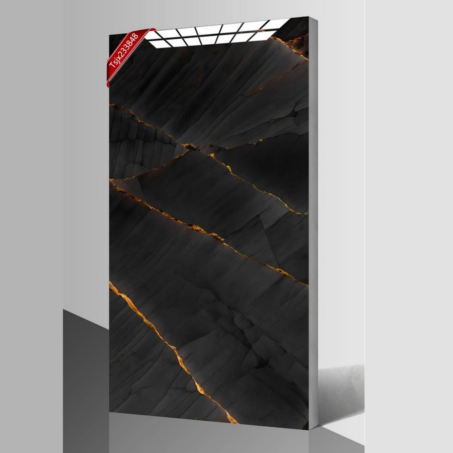 Luxury Dark Stone Texture Polished Tile