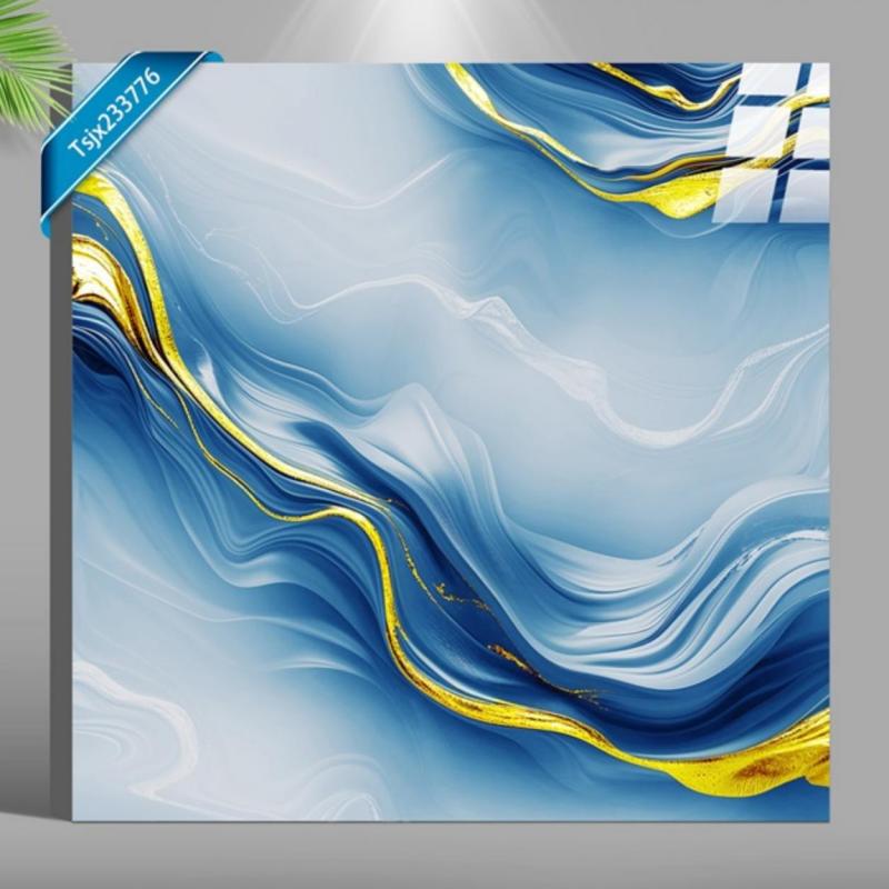 Cheap Gold Vein Glossy Finish Tiles