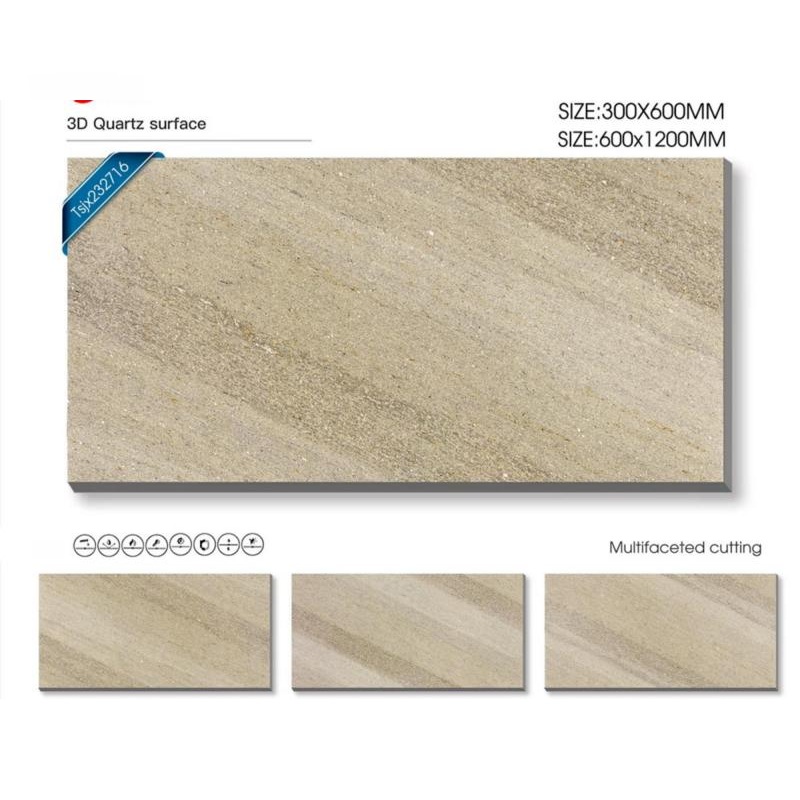 OEM ODM Beige Matte Porcelain Tile