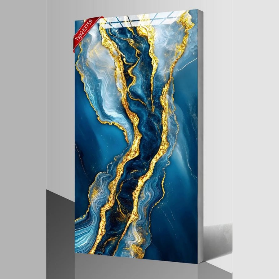 Interior luxury gold marble porcelain tile