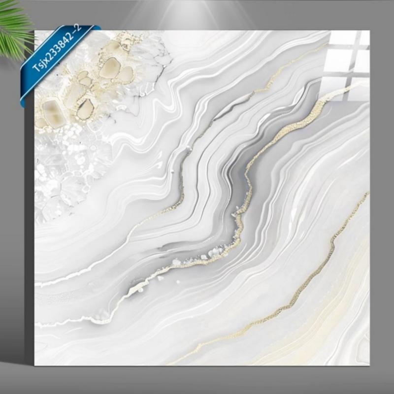 Marble Design Gold Vein Polished Tile