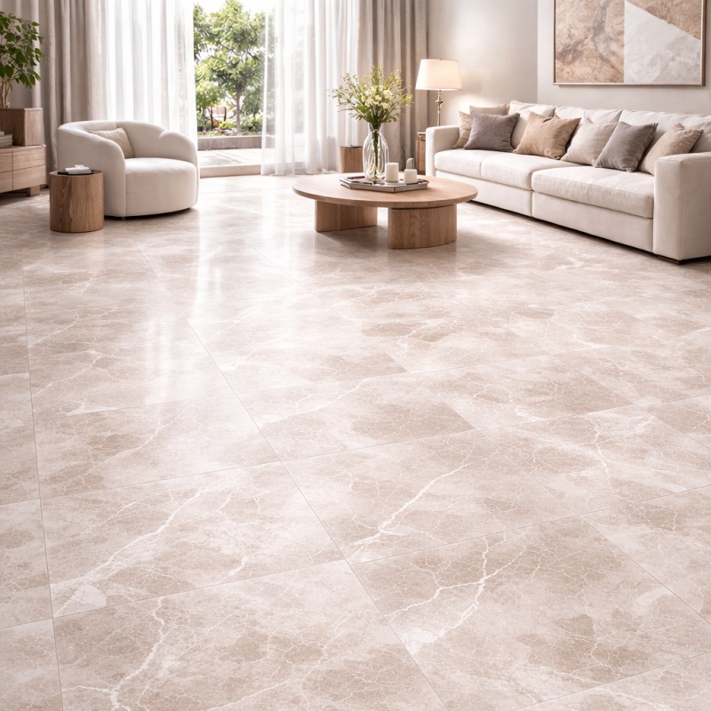 Modern Design Polished Beige Floor Tile Modern Design Polished Beige Floor Tile