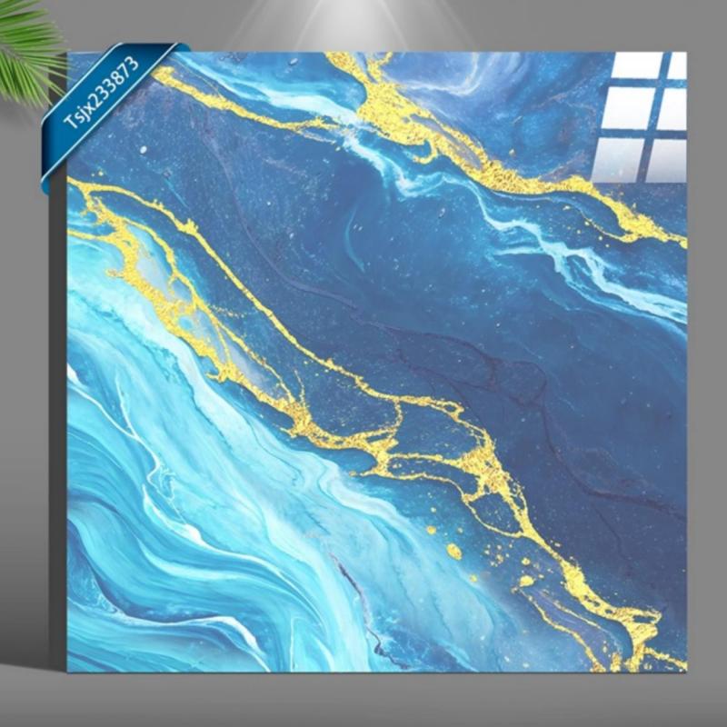 High Quality Blue Glossy Floor Tile