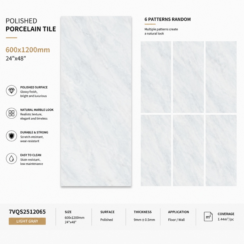 Modern Style Light Grey Ceramic Tile Modern Style Light Grey Ceramic Tile