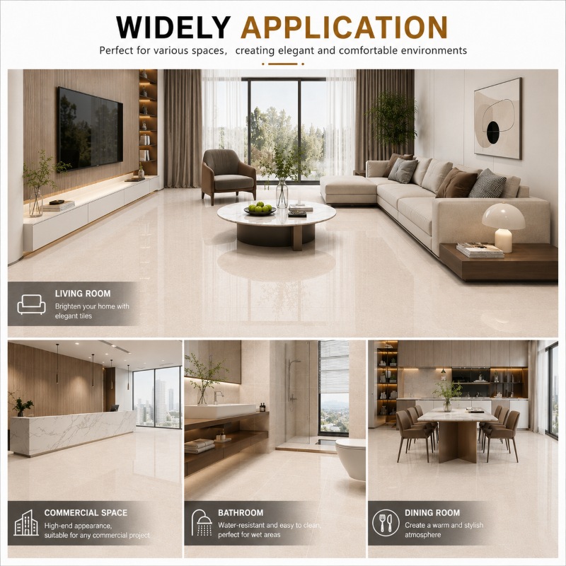 OEM ODM Beige Surface Ceramic Tile