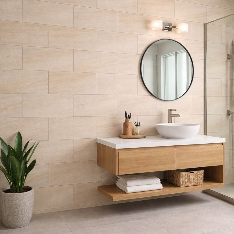 ¿Cuál es el mejor material para revestir las paredes del baño?