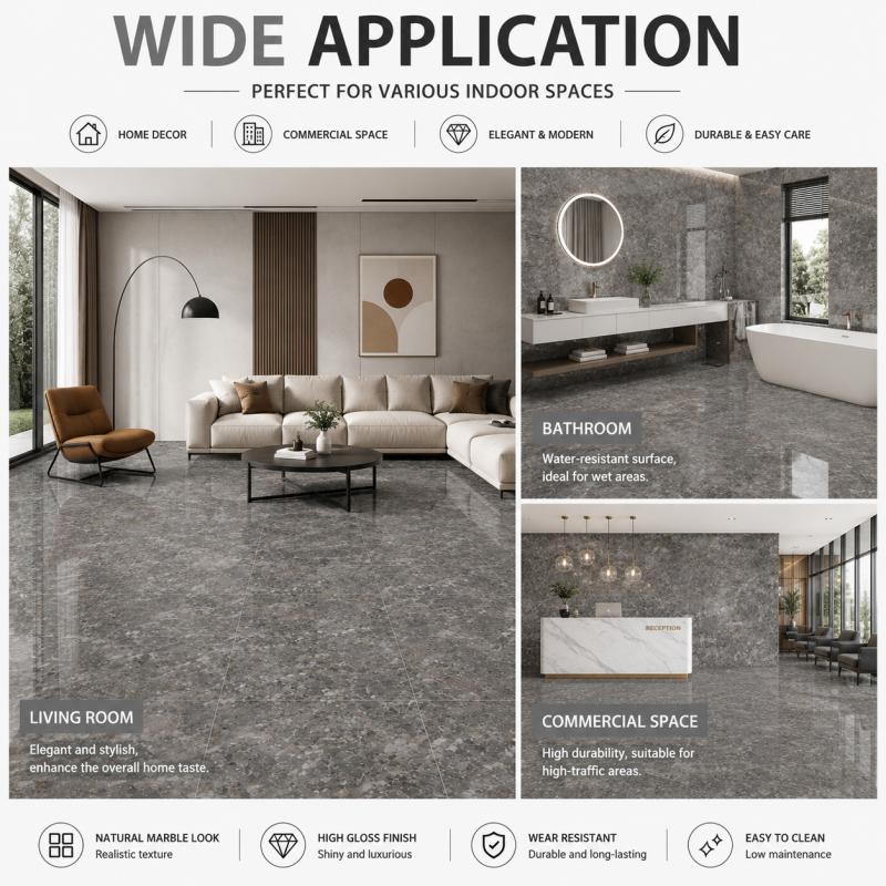 Premium Grey Stone Look Ceramic Tile