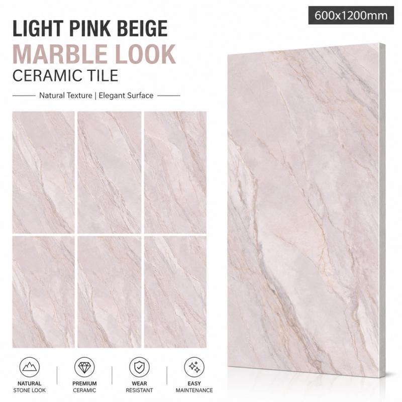Home Interior High Gloss Floor Tile