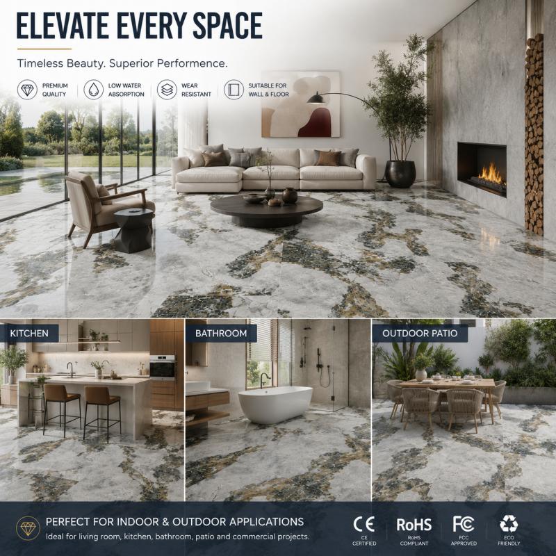 Custom Hotel Lobby Porcelain Floor Tile Custom Hotel Lobby Porcelain Floor Tile