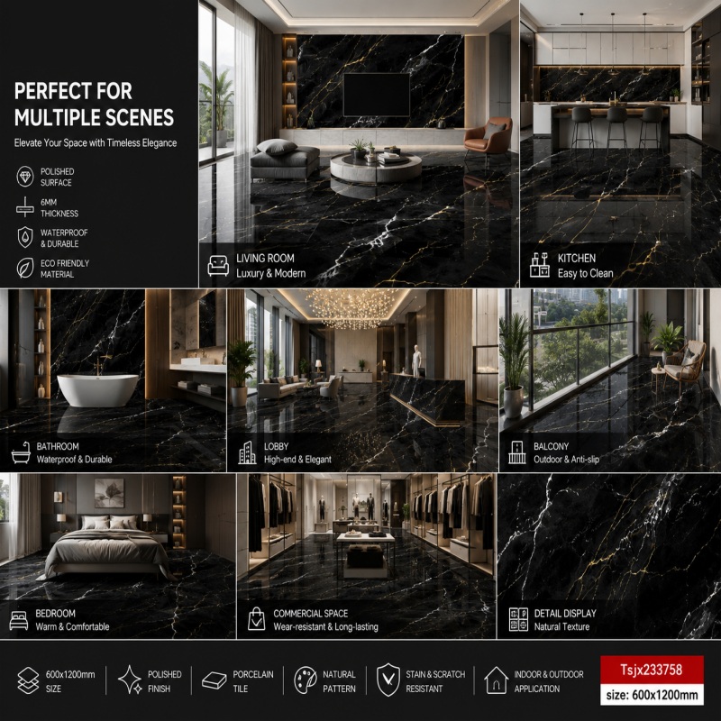 High Gloss Interior Polished Floor Tile