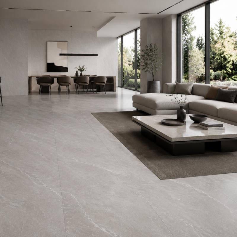 ¿Por qué muchos diseñadores eligen baldosas de porcelana de 600x1200 mm para espacios modernos?