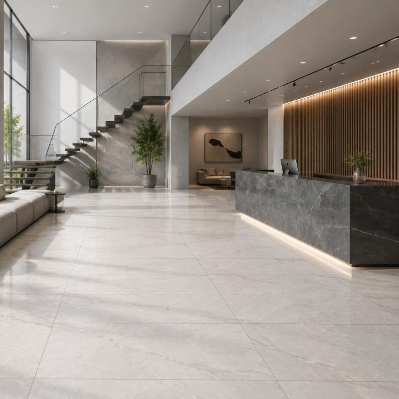Large Format White Marble Look Tile Large Format White Marble Look Tile