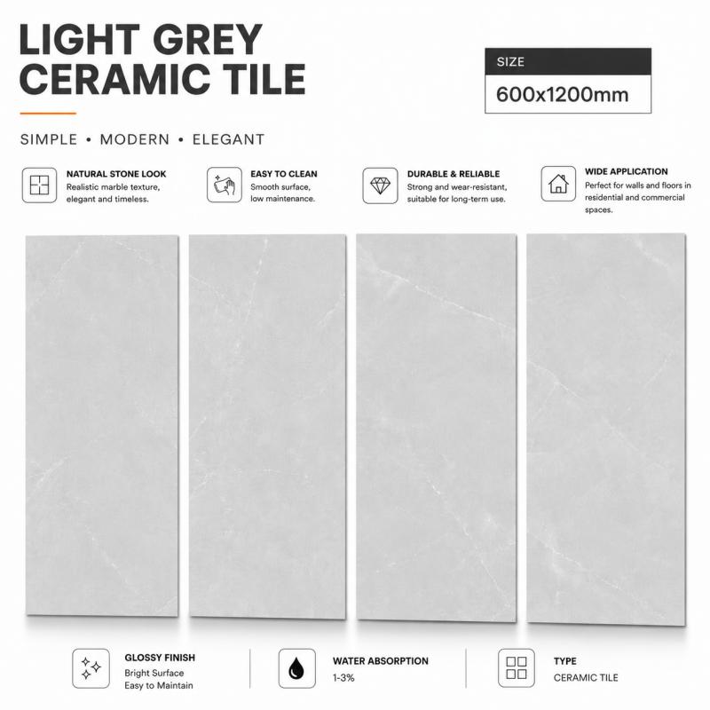 Custom Size Grey Interior Floor Tile Custom Size Grey Interior Floor Tile