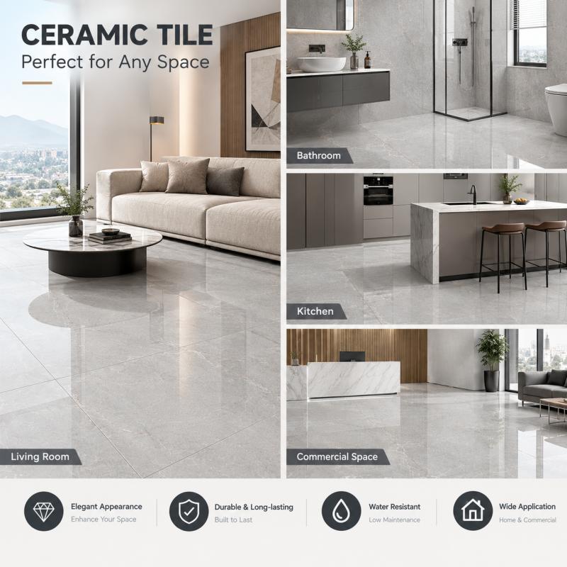 OEM 600x1200 Grey Porcelain Tile