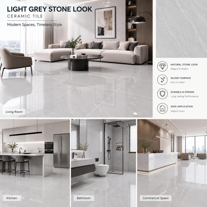 OEM Modern Grey Glazed Surface Tile OEM Modern Grey Glazed Surface Tile
