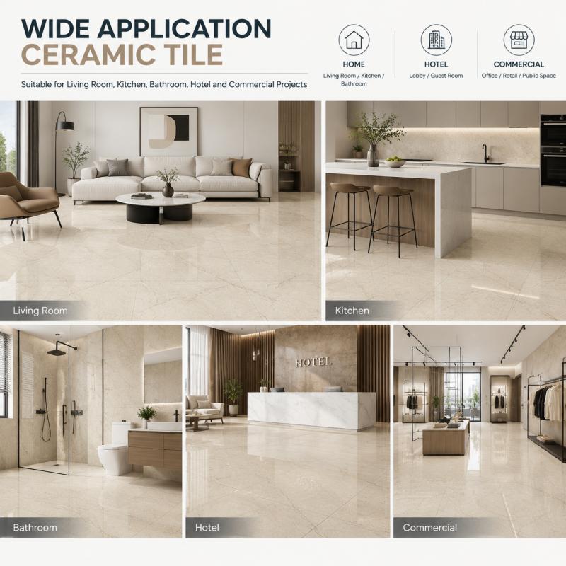 600x1200 Warm Neutral Surface Ceramic Tile 600x1200 Warm Neutral Surface Ceramic Tile